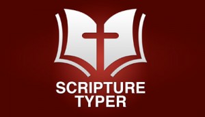 scripture typer app - memorize bible verses